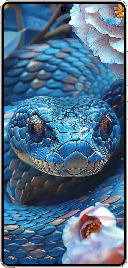 Силиконовый чехол Blue Snake для Samsung Galaxy S25 Ultra - 6079u-3805 изображение 