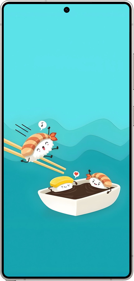 Силиконовый чехол Суши для Samsung Galaxy S25 Ultra - 6354u-3805 изображение 
