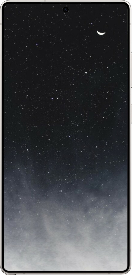Силиконовый чехол Сині хмари, Синій місяць для Samsung Galaxy S25 Ultra - 6396u-3805 изображение 