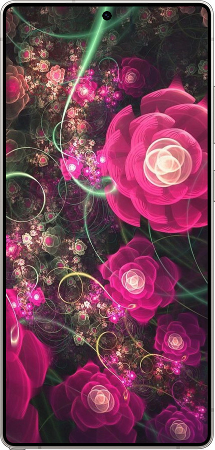 Силиконовый чехол Абстрактные цветы 3 для Samsung Galaxy S25 Ultra - 850u-3805 изображение 