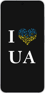 Силиконовый чехол I love UA для Samsung Galaxy S25 - 1112u-3804 изображение 