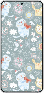 Силиконовый чехол Котята v3 для Samsung Galaxy S25 - 1223u-3804 изображение 