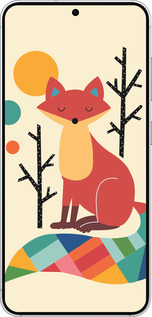 Силіконовий чехол Rainbow fox для Samsung Galaxy S25 - 4010u-3804 изображение 