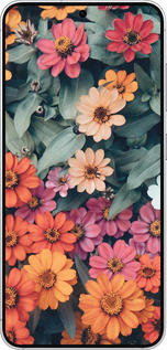 Силіконовий чехол Beauty flowers для Samsung Galaxy S25 - 4050u-3804 изображение 
