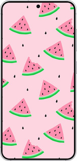 Силиконовый чехол Розовый арбуз для Samsung Galaxy S25 - 4314u-3804 изображение 