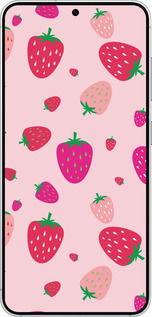 Силіконовий чехол Полунички для Samsung Galaxy S25 - 4332u-3804 изображение 