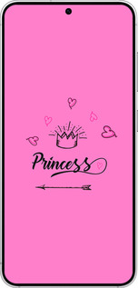 Силіконовий чехол Princess для Samsung Galaxy S25 - 4361u-3804 изображение 