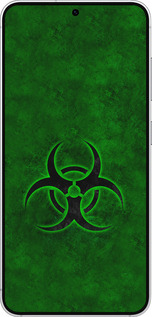 Силіконовий чехол biohazard 30 для Samsung Galaxy S25 - 4848u-3804 изображение 