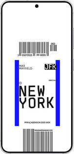 Силиконовый чехол New York для Samsung Galaxy S25 - 4861u-3804 изображение 