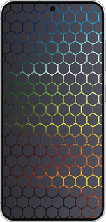 Силиконовый чехол Переливающиеся соты для Samsung Galaxy S25 - 498u-3804 изображение 