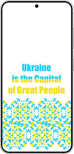 Силиконовый чехол Ukraine для Samsung Galaxy S25 - 5283u-3804 изображение 