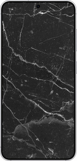 Силиконовый чехол Черный мрамор v2 для Samsung Galaxy S25 - 5568u-3804 изображение 