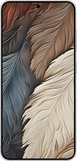 Силиконовый чехол Листья в стиле бохо для Samsung Galaxy S25 - 5643u-3804 изображение 