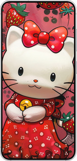 Силіконовий чехол hello kitty1 для Samsung Galaxy S25 - 6036u-3804 изображение 