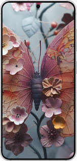 Силіконовий чехол Fairy Butterfly для Samsung Galaxy S25 - 6048u-3804 изображение 