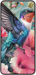 Силиконовый чехол Сказочная колибри для Samsung Galaxy S25 - 6051u-3804 изображение 