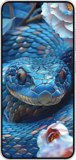 Силиконовый чехол Blue Snake для Samsung Galaxy S25 - 6079u-3804 изображение 