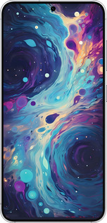 Силиконовый чехол Арт акварель для Samsung Galaxy S25 - 6329u-3804 изображение 