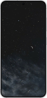 Силиконовый чехол Ночное небо для Samsung Galaxy S25 - 6451u-3804 изображение 