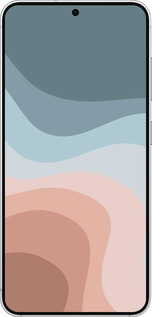 Силиконовый чехол С синими и розовыми волнами в стиле ретро для Samsung Galaxy S25 - 6532u-3804 изображение 