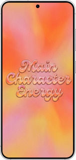 Силіконовий чехол Aura Gradient Main Character Energy Aesthetic Y2K для Samsung Galaxy S25 - 6783u-3804 изображение 