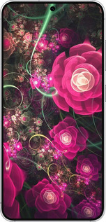 Силиконовый чехол Абстрактные цветы 3 для Samsung Galaxy S25 - 850u-3804 изображение 