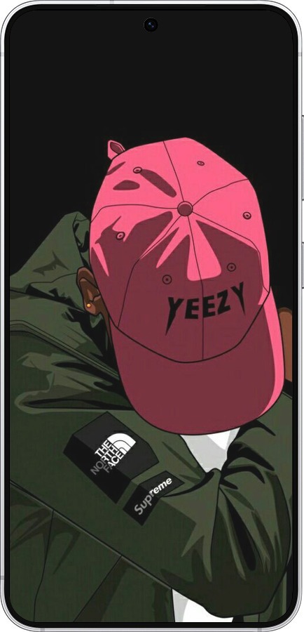 Силіконовий чехол logo de yeezy для Samsung Galaxy S25 - 3995u-3804 изображение 