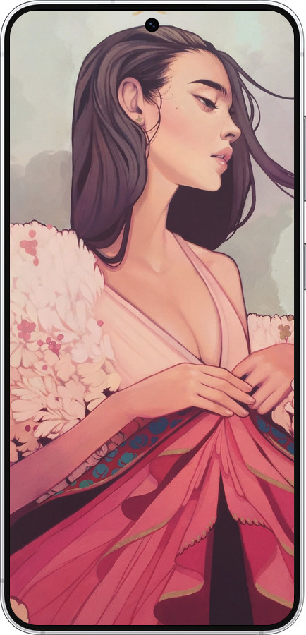 Силиконовый чехол Kelsey Beckett для Samsung Galaxy S25 - 4034u-3804 изображение 