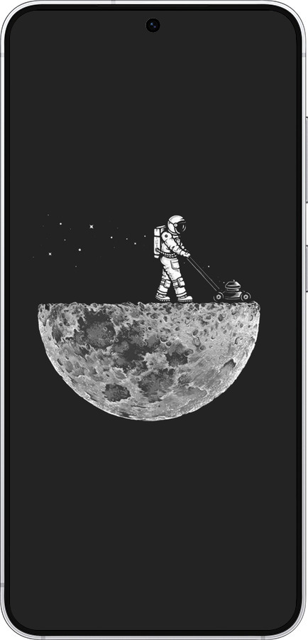 Силіконовий чехол Moon in dark для Samsung Galaxy S25 - 4176u-3804 изображение 