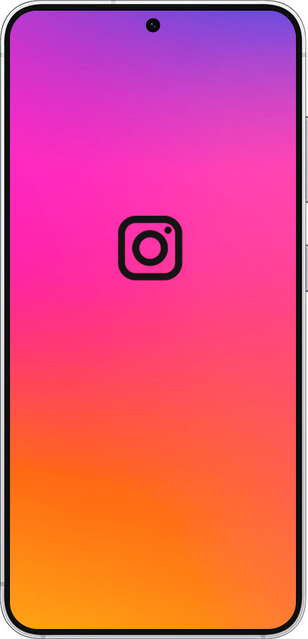 Силиконовый чехол Instagram для Samsung Galaxy S25 - 4273u-3804 изображение 