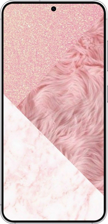 Силиконовый чехол Розовые текстуры для Samsung Galaxy S25 - 4343u-3804 изображение 