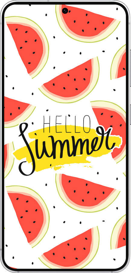 Силіконовий чехол Hello Summer для Samsung Galaxy S25 - 4356u-3804 изображение 