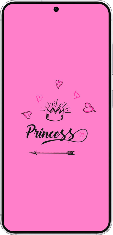 Силіконовий чехол Princess для Samsung Galaxy S25 - 4361u-3804 изображение 