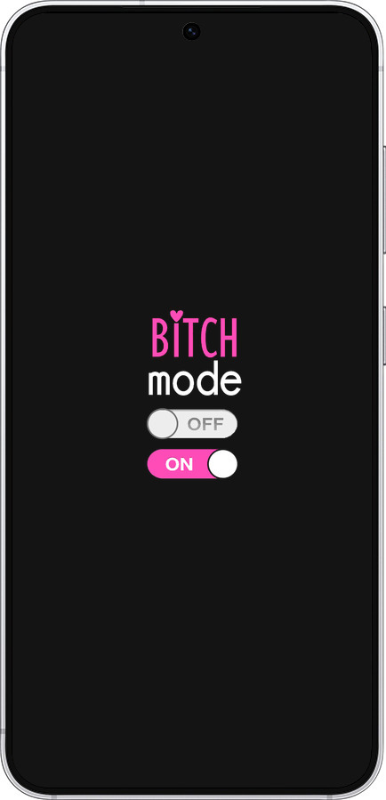 Силіконовий чехол Bitch mode для Samsung Galaxy S25 - 4548u-3804 изображение 