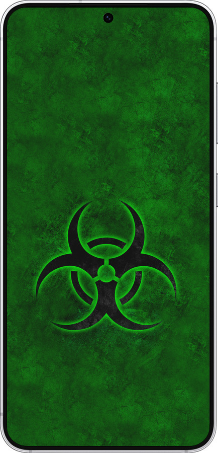 Силіконовий чехол biohazard 30 для Samsung Galaxy S25 - 4848u-3804 изображение 