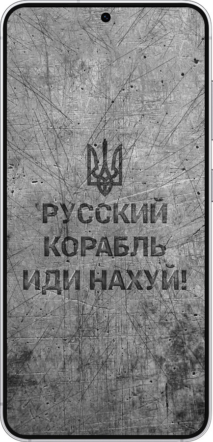 Силиконовый чехол Русский военный корабль иди на v4 для Samsung Galaxy S25 - 5223u-3804 изображение 