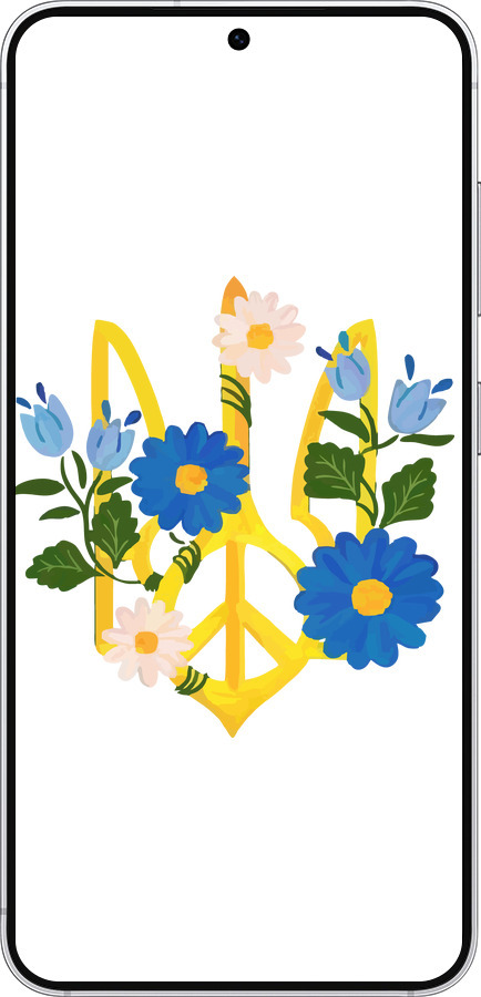 Силиконовый чехол Герб v3 для Samsung Galaxy S25 - 5265u-3804 изображение 