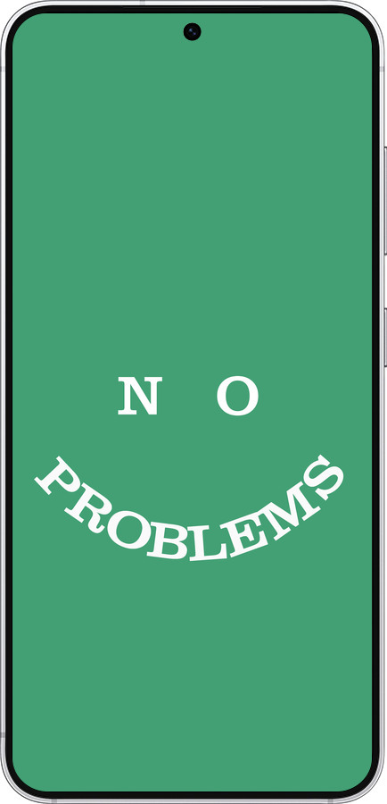 Силиконовый чехол No Problems для Samsung Galaxy S25 - 5573u-3804 изображение 
