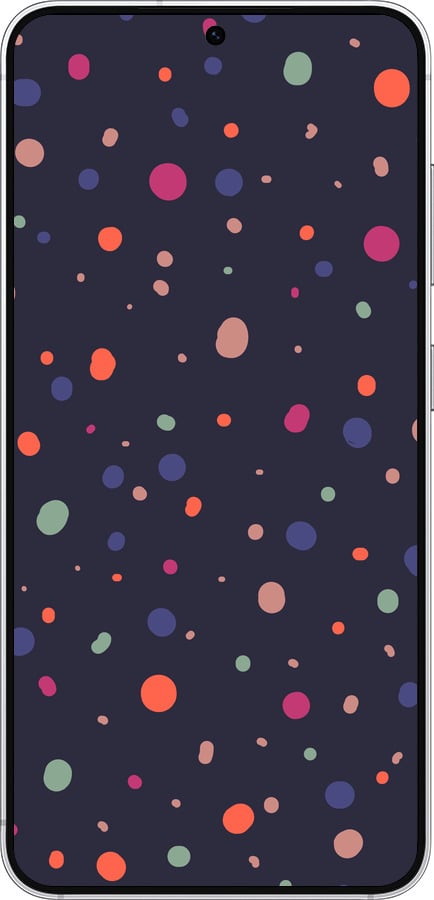 Силіконовий чехол Горошок v2 для Samsung Galaxy S25 - 5599u-3804 изображение 