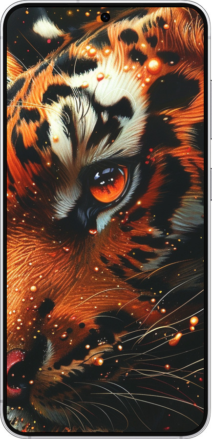 Силіконовий чехол Tiger для Samsung Galaxy S25 - 6053u-3804 изображение 