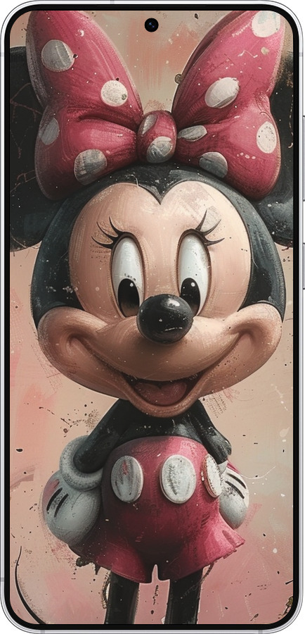 Силиконовый чехол Minnie Mouse для Samsung Galaxy S25 - 6054u-3804 изображение 