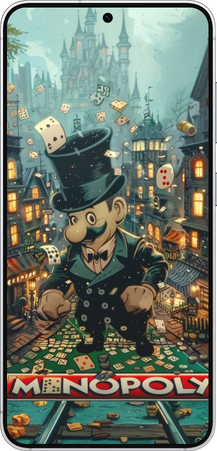 Силіконовий чехол Казковий Monopoly для Samsung Galaxy S25 - 6086u-3804 изображение 