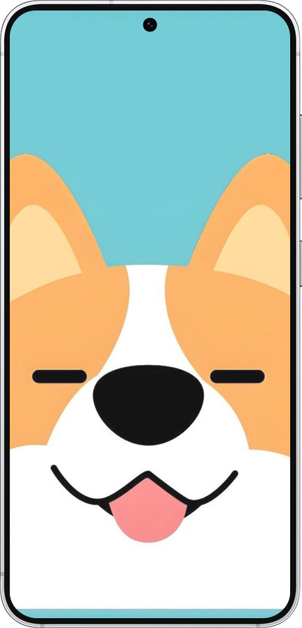 Силіконовий чехол Корги для Samsung Galaxy S25 - 6280u-3804 изображение 