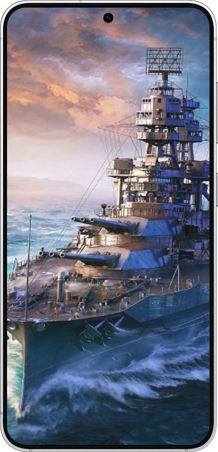 Силиконовый чехол Военный корабль, world of tanks, wargaming для Samsung Galaxy S25 - 6461u-3804 изображение 