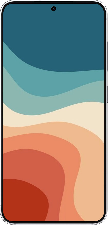 Силиконовый чехол В стиле ретро с волнами для Samsung Galaxy S25 - 6531u-3804 изображение 