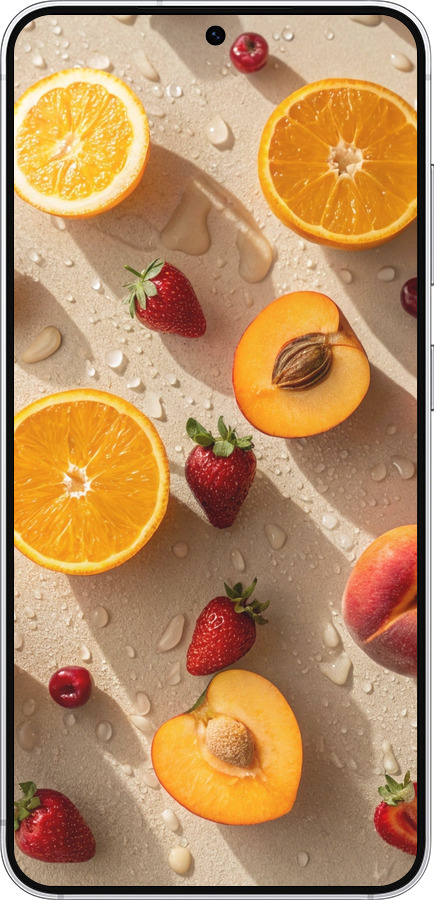 Силіконовий чехол Фрукти 3 для Samsung Galaxy S25 - 6703u-3804 изображение 