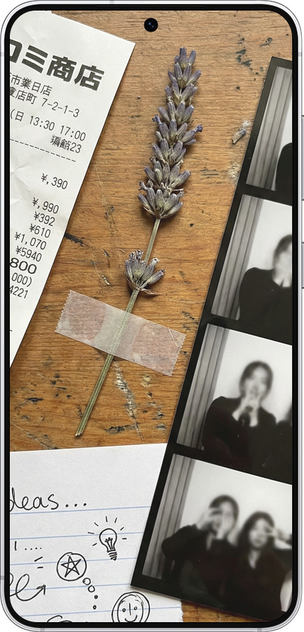 Силиконовый чехол Aesthetic Scrapbook Collage для Samsung Galaxy S25 - 6773u-3804 изображение 