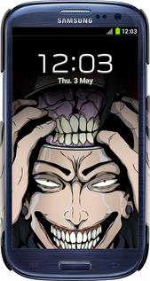 3D пластиковий матовий чехол Kenjaku Магічна Битва для Samsung Galaxy S3 Duos I9300i - 6151m-50 изображение 