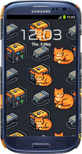 3D пластиковий глянцевий чехол Autonomous Zone для Samsung Galaxy S3 Duos I9300i - 6771c-50 изображение 