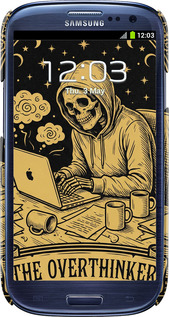 3D пластиковый матовый чехол The Overthinker для Samsung Galaxy S3 Duos I9300i - 6774m-50 изображение 